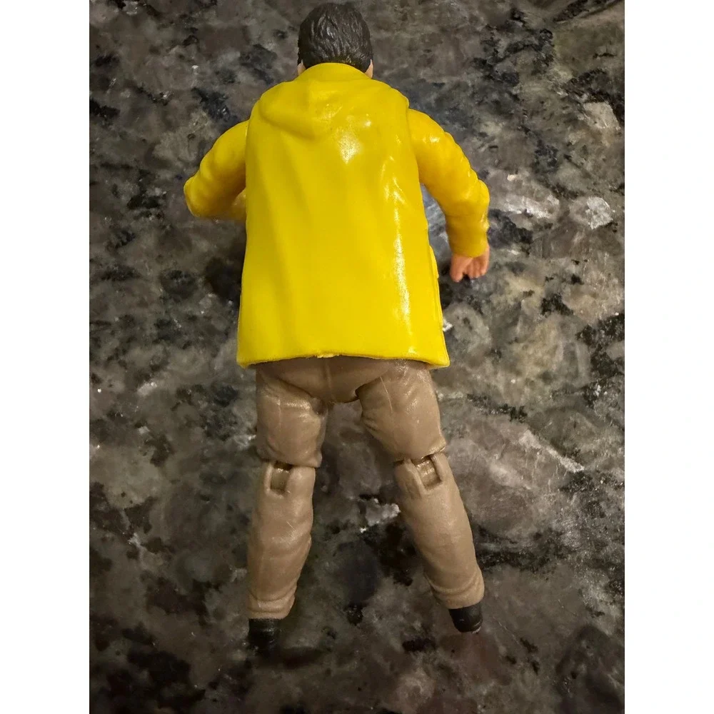 Mattel Jurassic Park Dennis Nedry Action Figure Yellow Raincoat Legacy Figure
